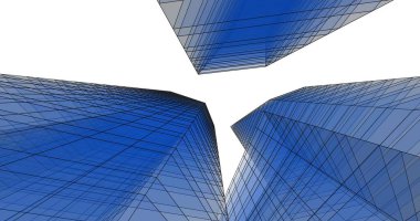 minimal geometrik şekiller, mimari çizgiler