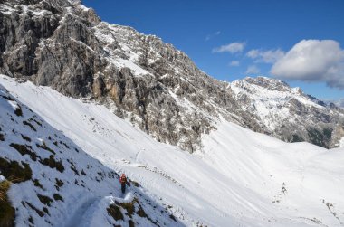 Alp manzarası, güzel dağlar.