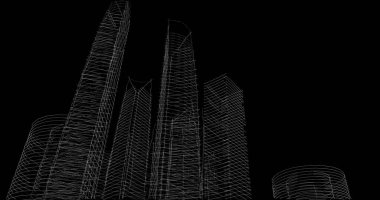 minimal geometrik şekiller, mimari çizgiler