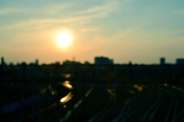 Arkaplanda mimari bina 3d illüstrasyon