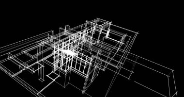 Geometrik mimari binalar tasarımı