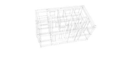 Geometrik mimari binalar tasarımı
