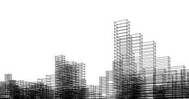 eskiz sanat geometrik mimari binalar tasarımı