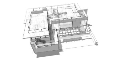 minimal geometrik mimari binalar tasarımı