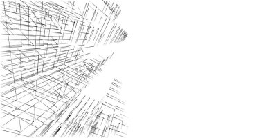 Geometrik mimari binalar tasarımı