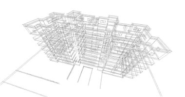 minimal geometrik mimari binalar tasarımı