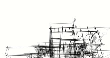 minimal geometrik şekiller, mimari çizgiler