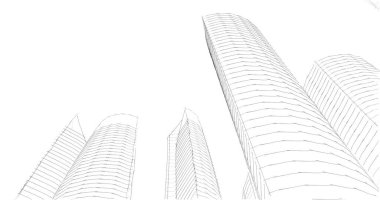 minimal geometrik şekiller, mimari çizgiler