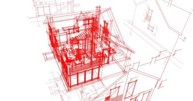 minimal geometrik şekiller, mimari çizgiler