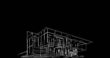 minimal geometrik şekiller, mimari çizgiler