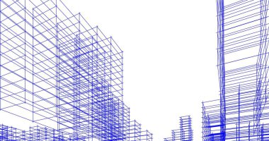 eskiz sanat geometrik mimari binalar tasarımı