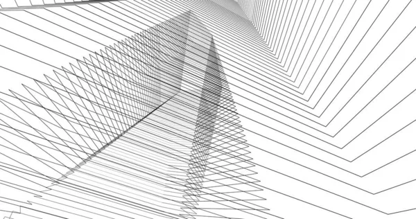 Diseño Abstracto Papel Pintado Arquitectónico Fondo Concepto Digital — Foto de Stock