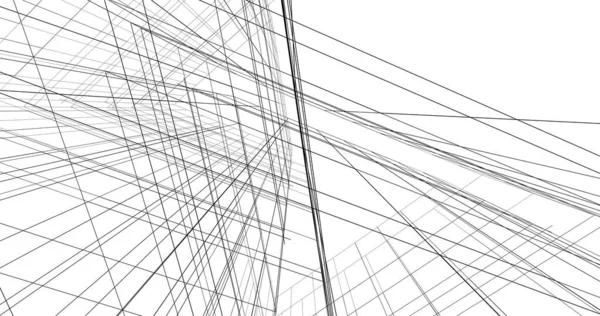 Абстрактный Архитектурный Дизайн Обоев Цифровой Концепт Фон — стоковое фото