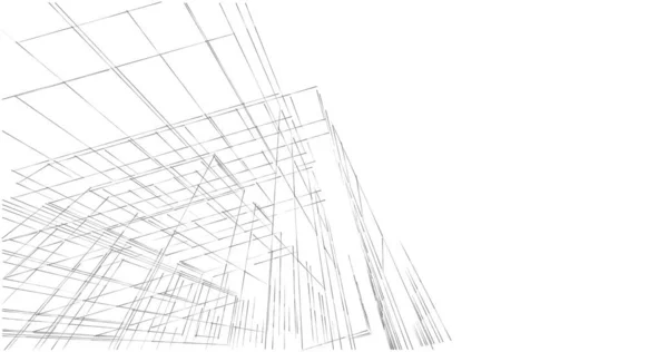 Абстрактный Архитектурный Дизайн Обоев Цифровой Концепт Фон — стоковое фото
