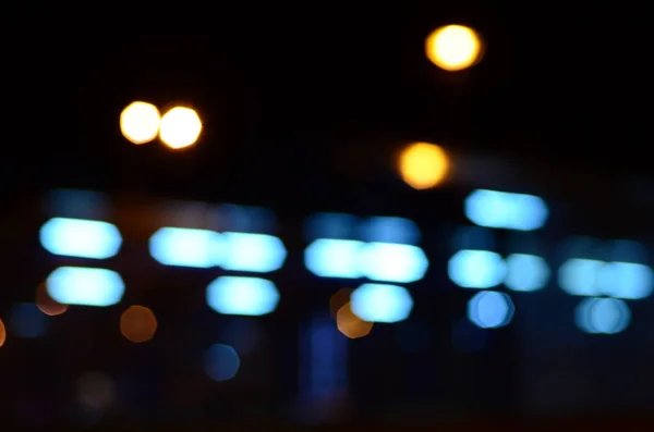 Blurred Abstract Lights Background City Night — Stock Photo, Image