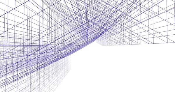 Абстрактный Архитектурный Дизайн Обоев Цифровой Концепт Фон — стоковое фото