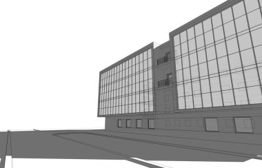 minimal geometrik şekiller, mimari çizgiler