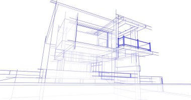 minimal geometrik mimari binalar tasarımı