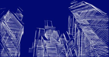 minimal geometrik şekiller, mimari çizgiler