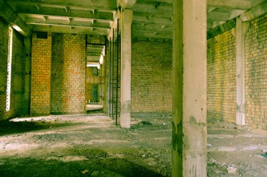 mimari sanat konsepti, minimum geometrik şekiller. 