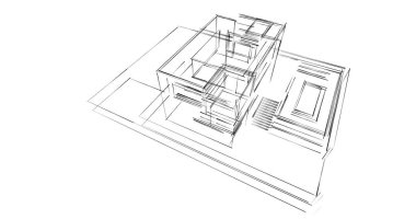 Geometrik mimari binalar tasarımı