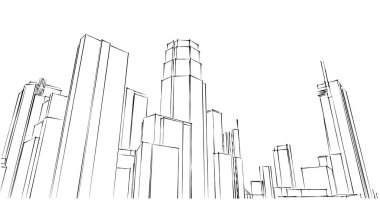 minimal geometrik şekiller, mimari çizgiler