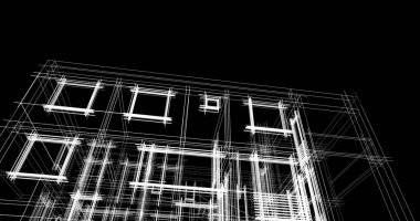 Geometrik mimari binalar tasarımı