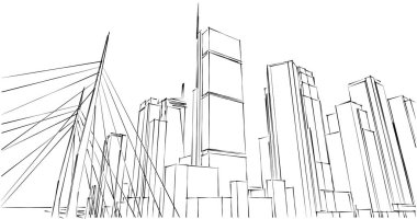 minimal geometrik şekiller, mimari çizgiler