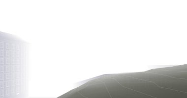 Arkaplanda mimari bina 3d illüstrasyon