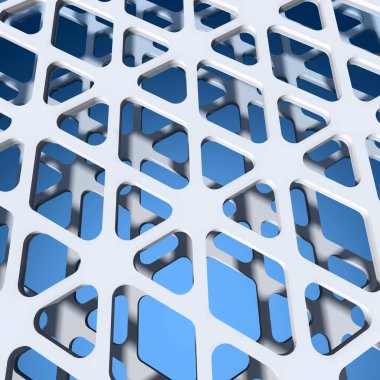 Arkaplanda mimari bina 3d illüstrasyon