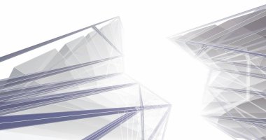 minimal geometrik mimari binalar tasarımı