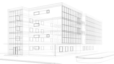 minimal geometrik şekiller, mimari çizgiler