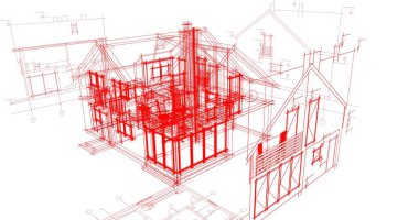 minimal geometrik şekiller, mimari çizgiler