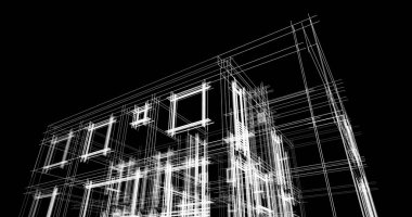 Geometrik mimari binalar tasarımı