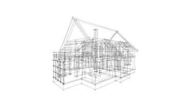 minimal geometrik şekiller, mimari çizgiler