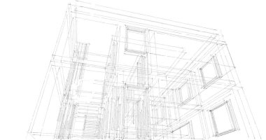 Geometrik mimari binalar tasarımı
