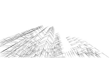 Geometrik mimari binalar tasarımı