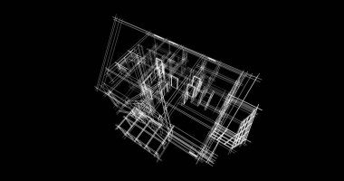 minimal geometrik şekiller, mimari çizgiler