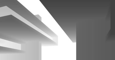 minimal çizim sanatı, geometrik mimari binalar tasarımı