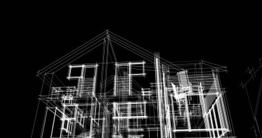 minimal geometrik şekiller, mimari çizgiler