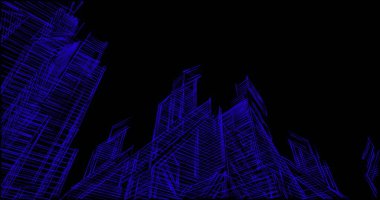 minimal geometrik şekiller, mimari çizgiler