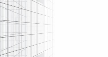 Arkaplanda mimari bina 3d illüstrasyon