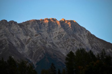 Dağların manzarası, doğa arkaplanı