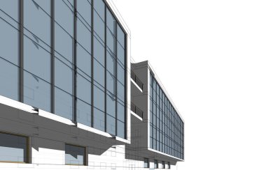 minimal geometrik şekiller, mimari çizgiler