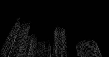 minimal geometrik şekiller, mimari çizgiler