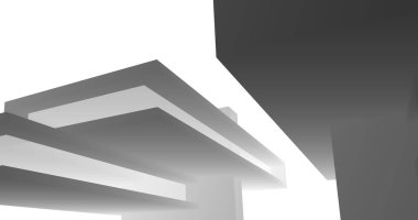 minimal çizim sanatı, geometrik mimari binalar tasarımı