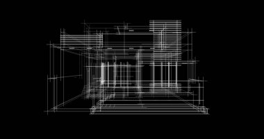 minimal geometrik şekiller, mimari çizgiler