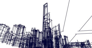 minimal geometrik şekiller, mimari çizgiler