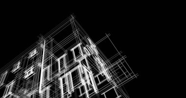 Geometrik mimari binalar tasarımı