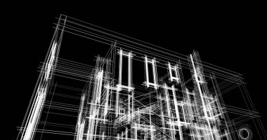 Geometrik mimari binalar tasarımı